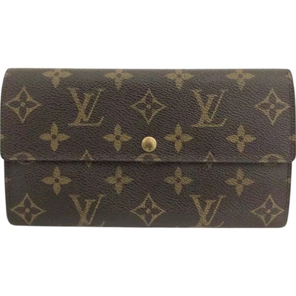 911200BB (X2) Louis Vuitton Wallet Long Brown Monogram - Picture 1 of 9